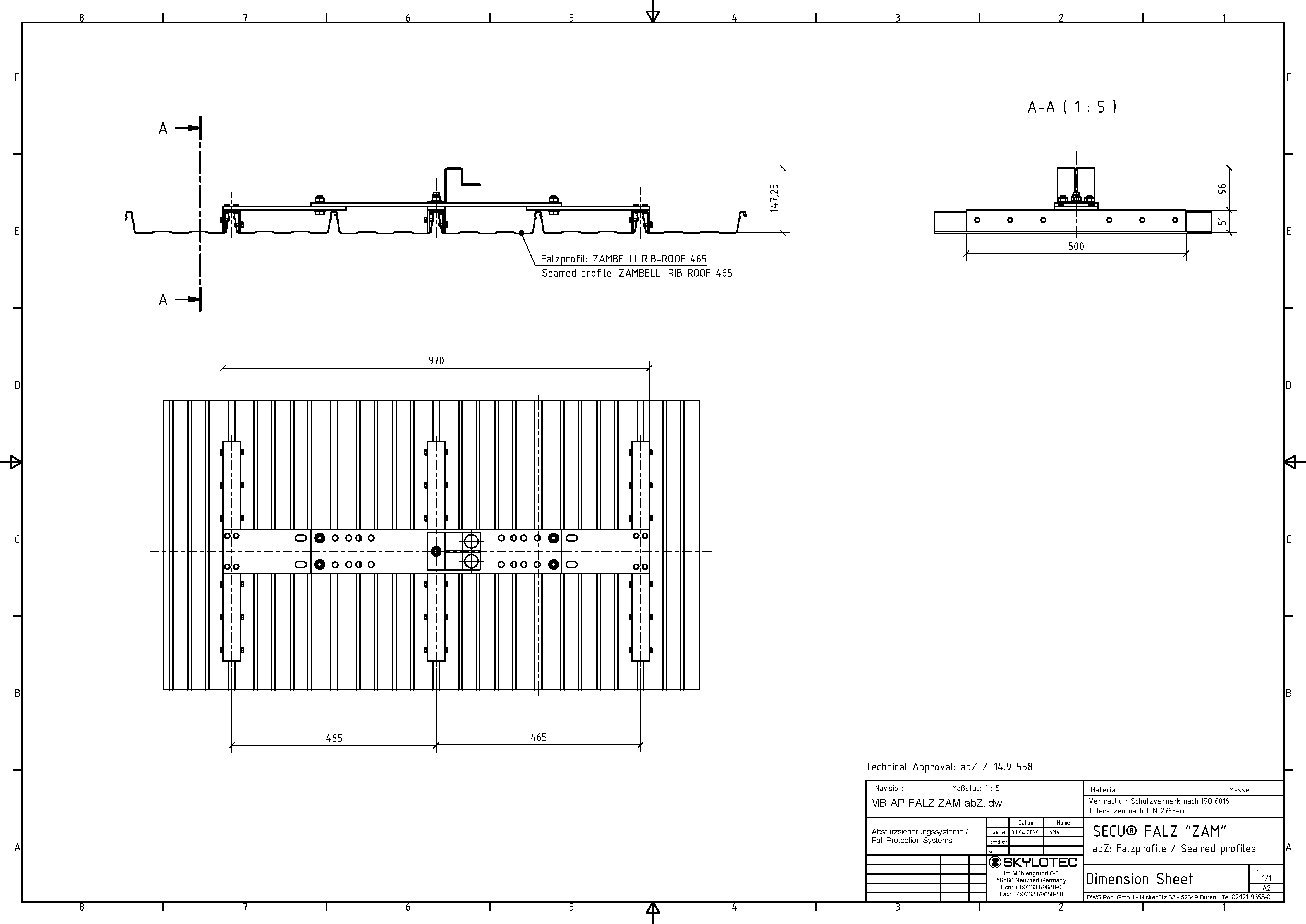 SECU® FALZ 1.0 TYP ZAMBELLI