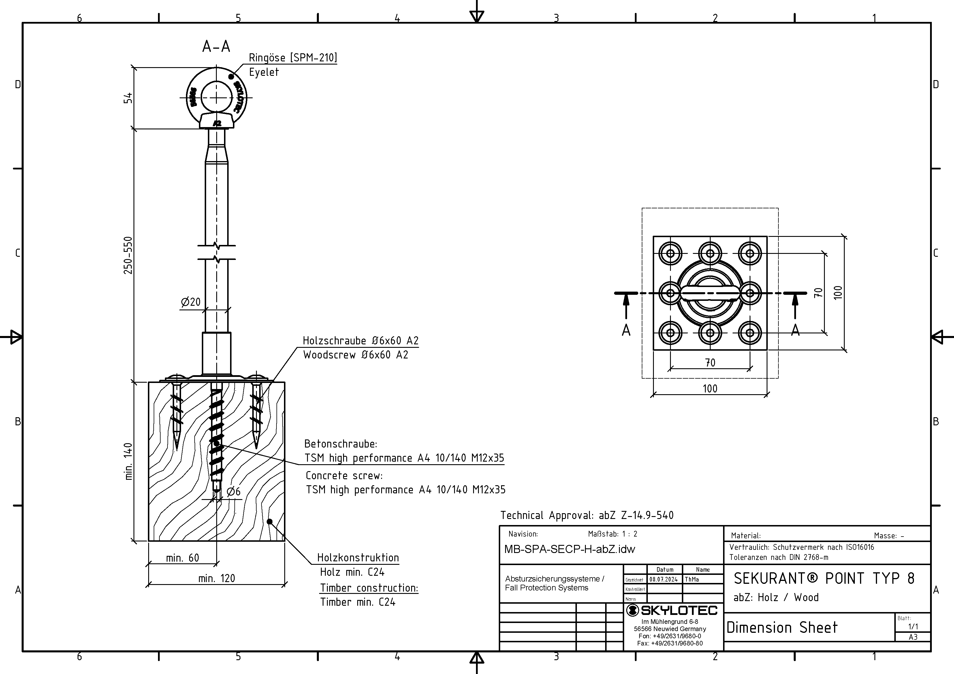 SEKURANT® POINT TYP 8