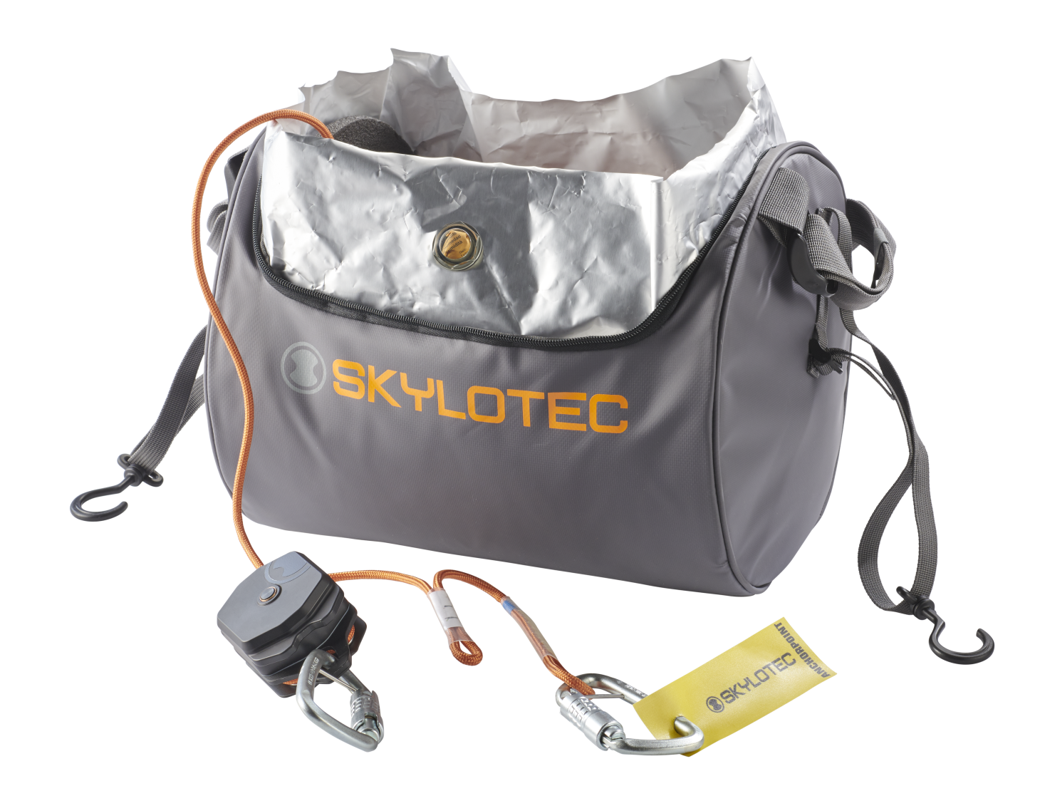 Kletterausrüstung, Rettungsbox, SkyLotec, Gurtzeug, Isolationsbeutel