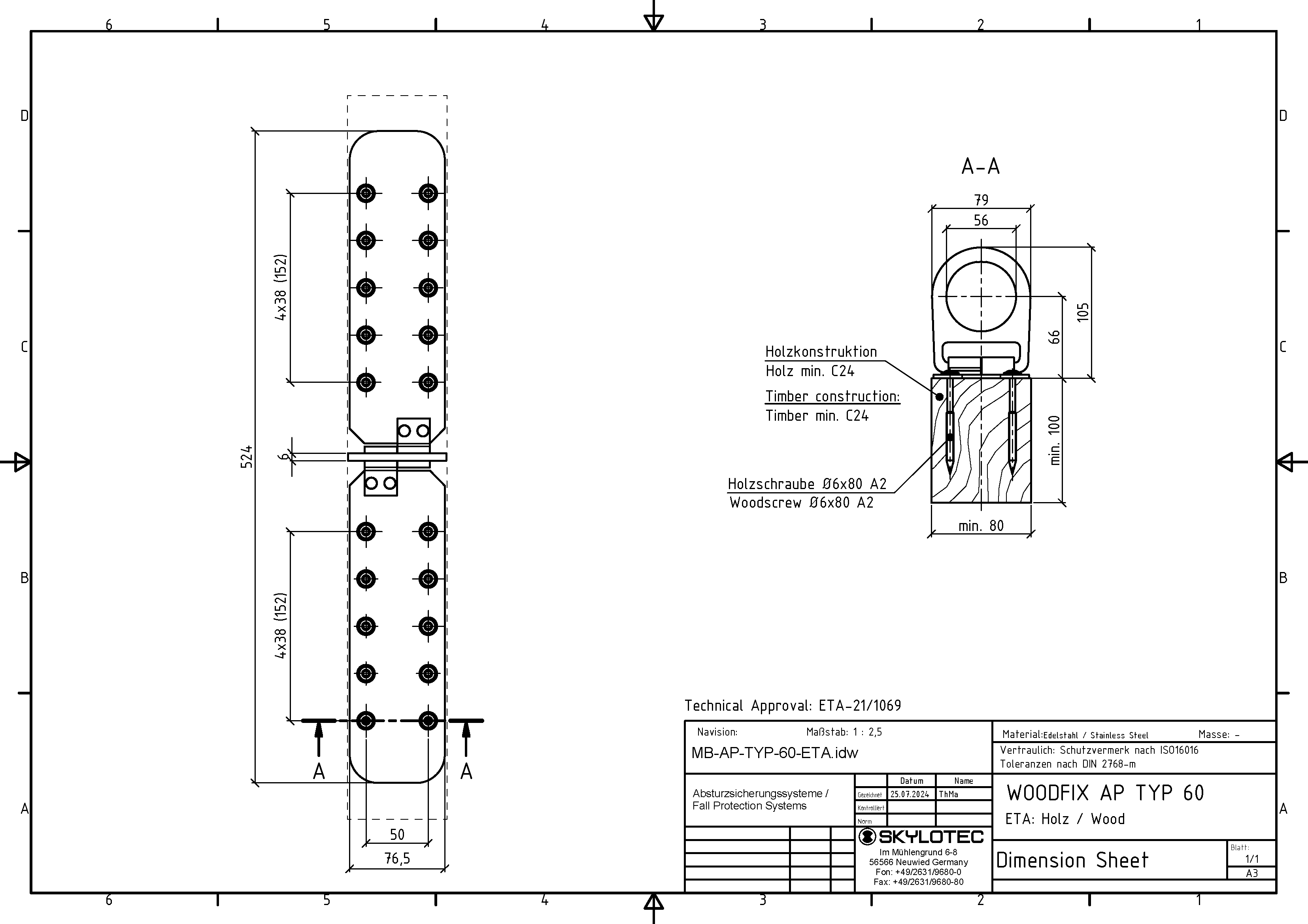 WOODFIX  TYP 60