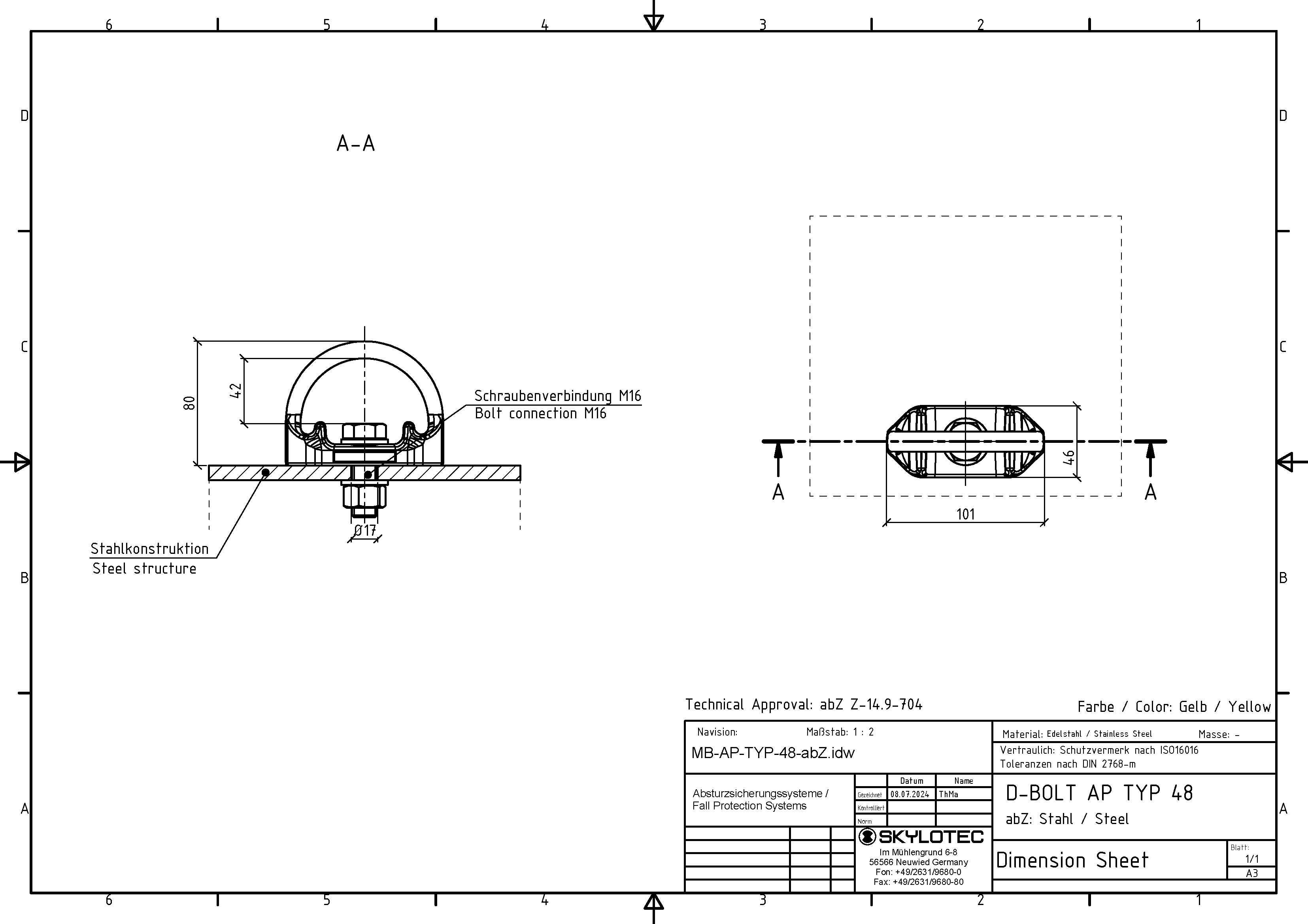 D-BOLT TYP 48 (AP-063-GE)