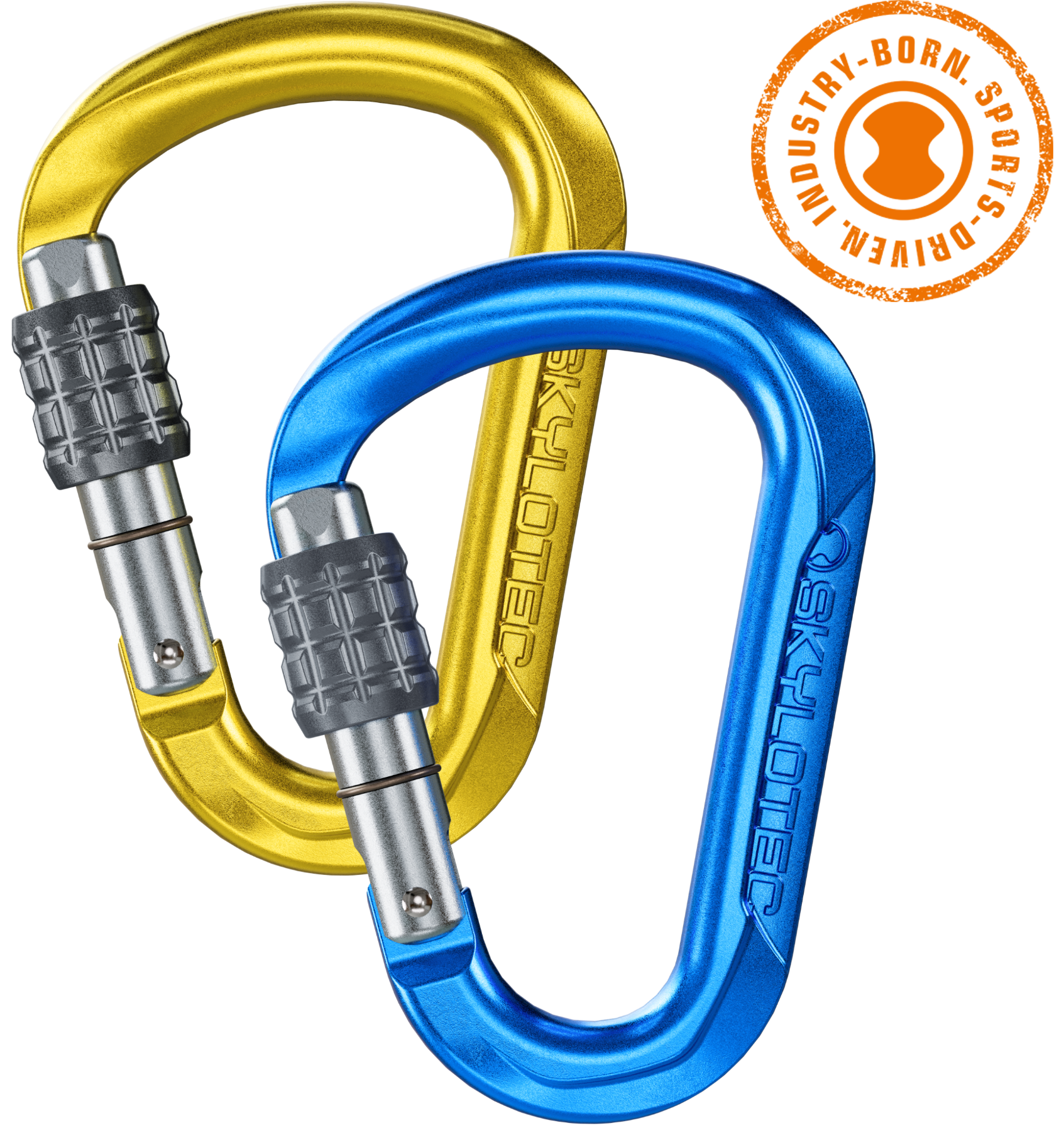 Karabiner, Klettergürtel, Aluminium, Doppelpaar, Karabinerhaken